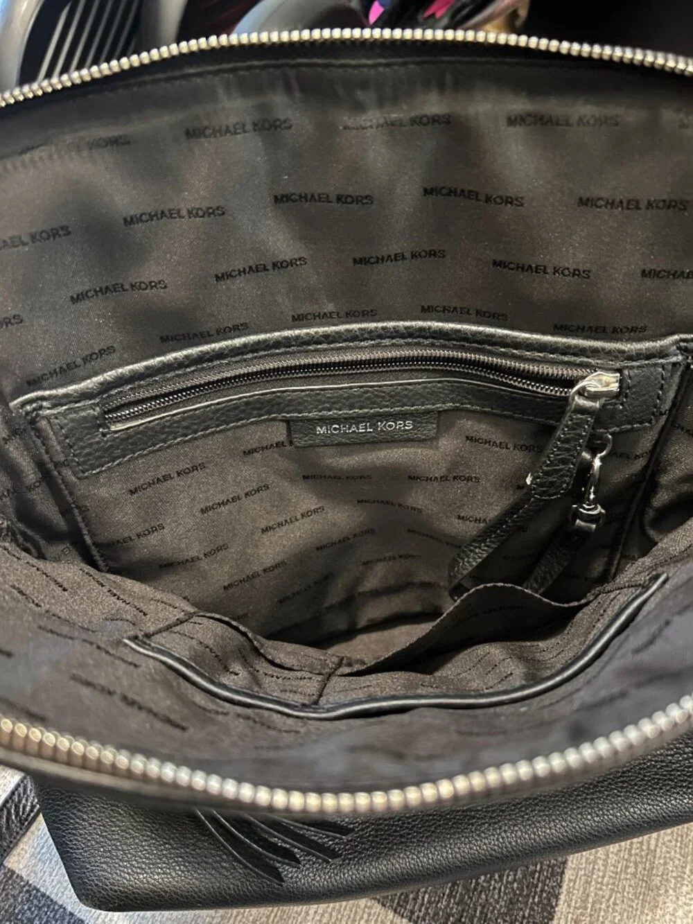 Michael Kors leather backpack
